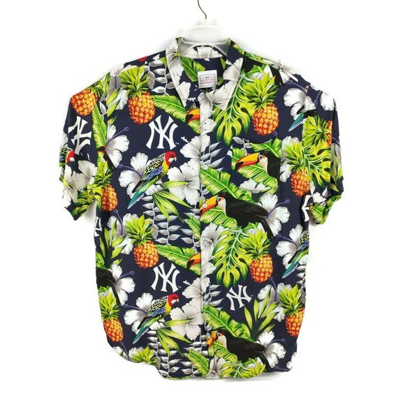ny yankees hawaiian shirt